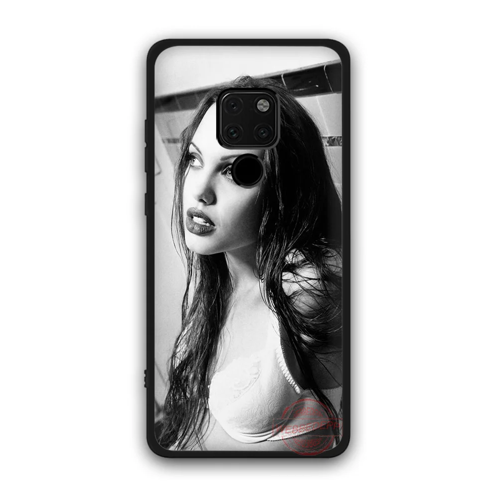 WEBBEDEPP Angelina Jolie TPU Phone Case for Mate 10 20 30 Pro Lite Nova 2i 3i 3 4 5i 2 5 |
