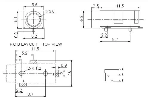50 шт/3 5 мм 3 Pin SMD Разъем для наушников PJ 326 аудио сиденье PJ326|seat|seat seatseat audio |