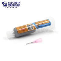 mechanic 10pcslot xg z40 solder paste flux sn63pb37 25 45um syringe for pcb smd mobile phone repair xg z40