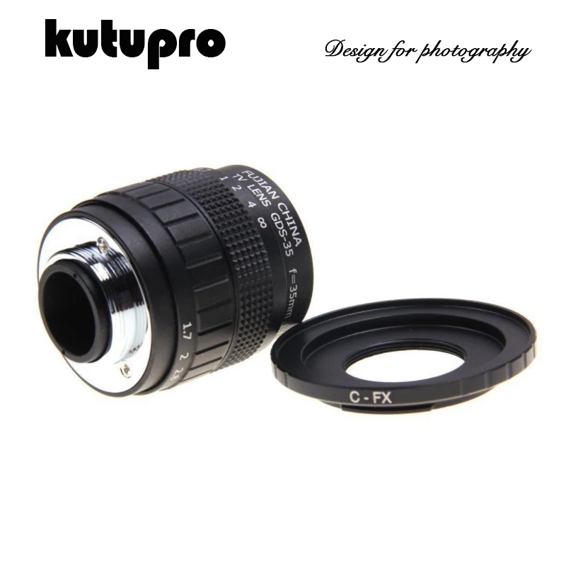 Фуцзянь 35 мм F1.7 CCTV ТВ кино объектив + C крепление макрокольцо для Sony E Nex-5T Nex-F3 Nex-6 Nex-7