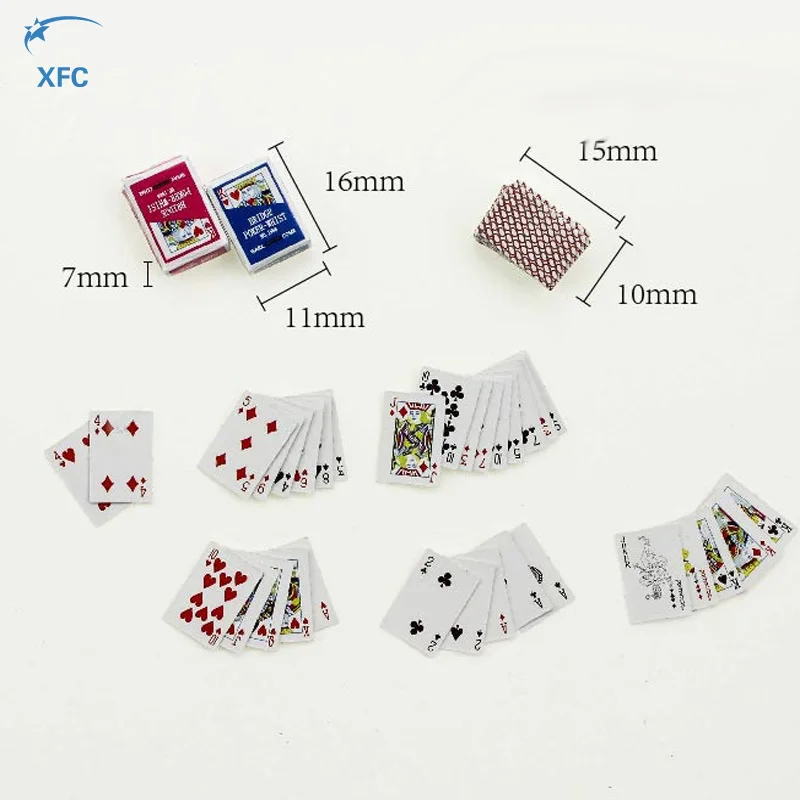 Мини-покер карты игральные для 1/10 RC модель внедорожника автомобиль осевой SCX10 D90