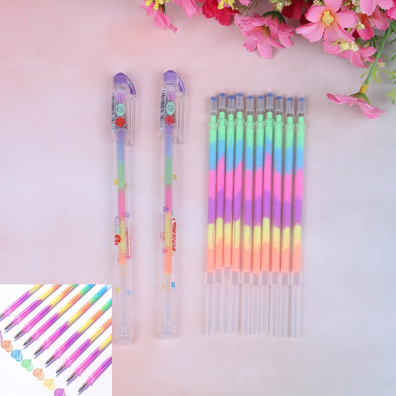 2/10 шт./лот DIY живопись флуоресцентные граффити пополнение школы питания