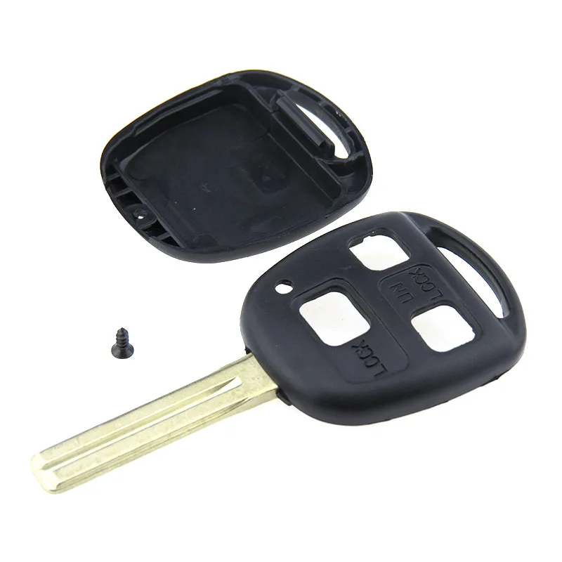 Дистанционный автомобильный чехол для ключей Fob2 кнопки Toyota Celica Avensis RAV4 Prado Camry TOY47
