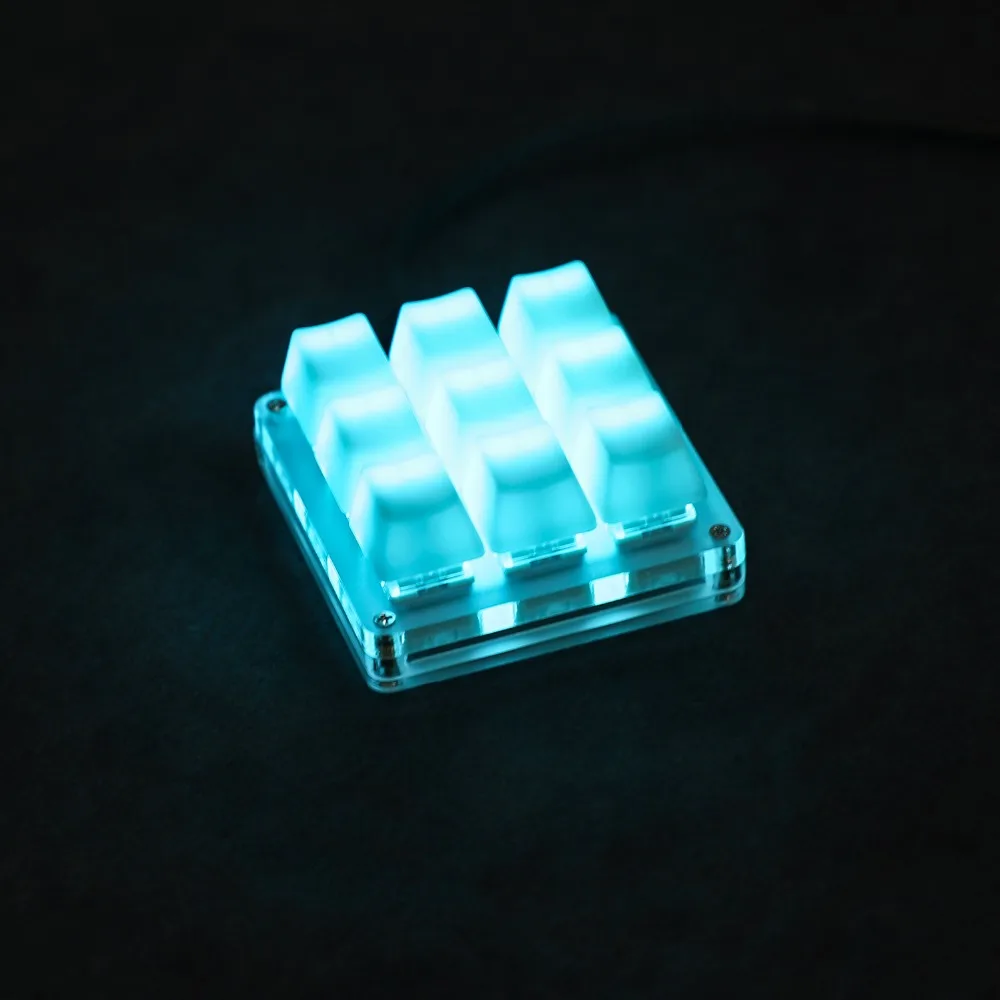 9 клавиш YMDK RGB QMK Hotswap поддержка макросъемки функция типа C MX переключатели механическая клавиатура Numpad для игр фотошоп