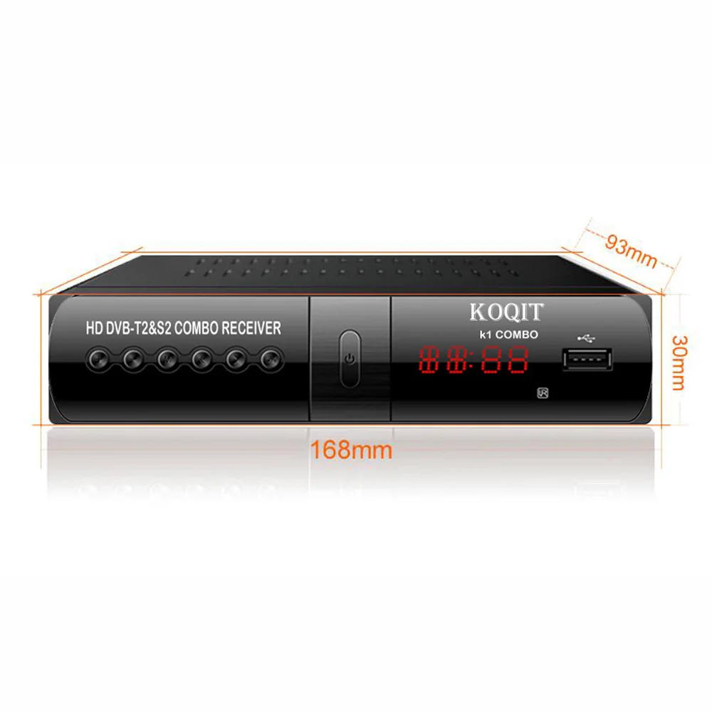 Интернет спутниковый ресивер цифровая ТВ коробка тюнер DVB-T2 DVB-S2 телеприставка коробка искателя комбо воспроизведение Ip tv m3u рецептор Youtube