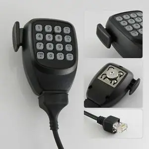 XQF DTMF 8pin микрофон Микрофон Динамик для Kenwood радио TM 261 271|kenwood speaker|speaker kenwoodspeaker mic |