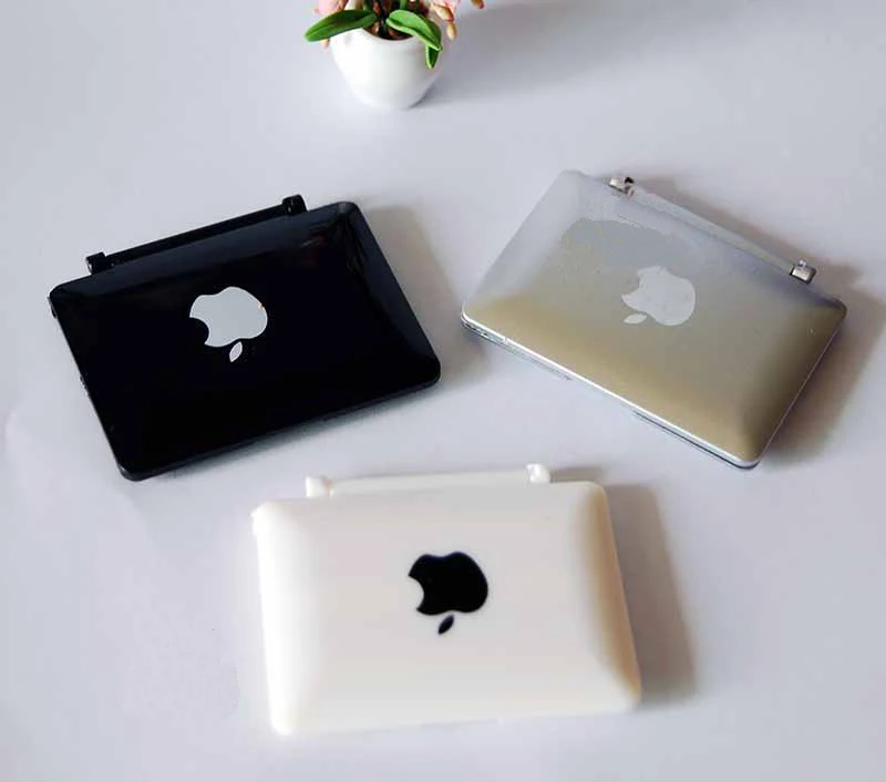 Новинка 2020 кукольный домик BJD сцена мини ноутбук компьютерная модель трехцветная