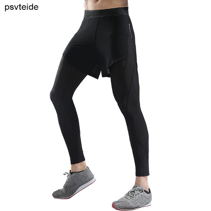 Компрессионные штаны мужские спортивные брюки трико леггинсы для фитнеса