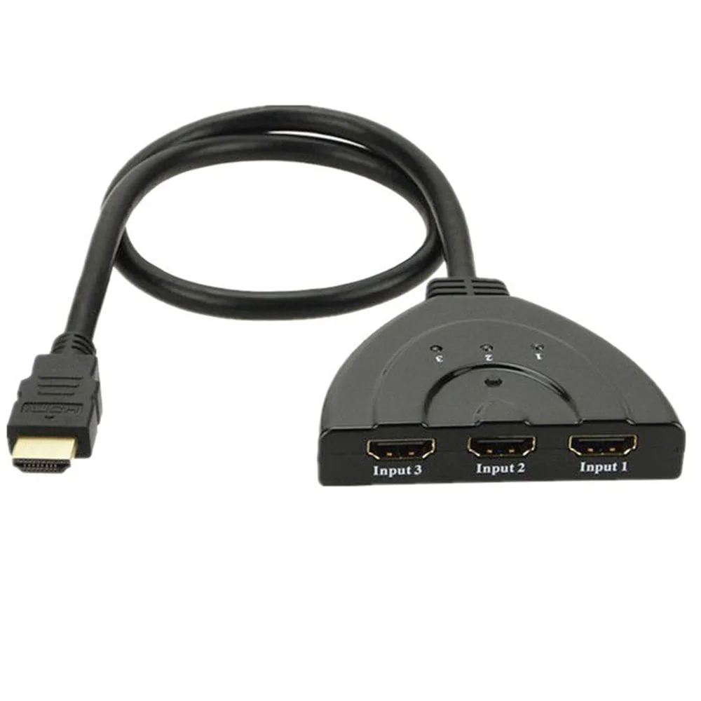 3 порта Переходник HDMI разветвитель кабель 4K * 2K 1080P Коммутатор переключатель в 1