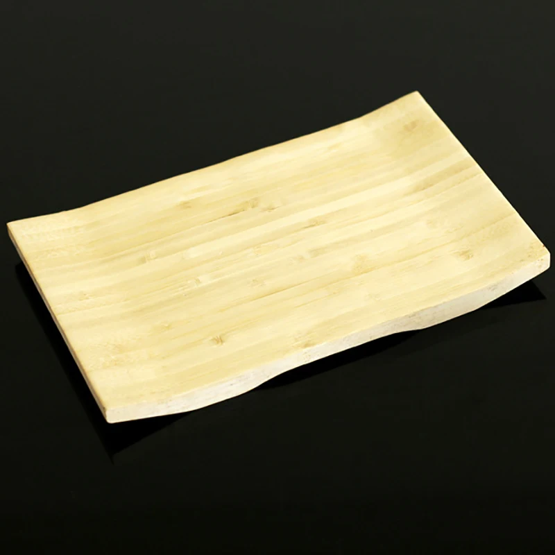 Тарелка из натурального бамбука сашими тарелки для суши лоток дисплея японский