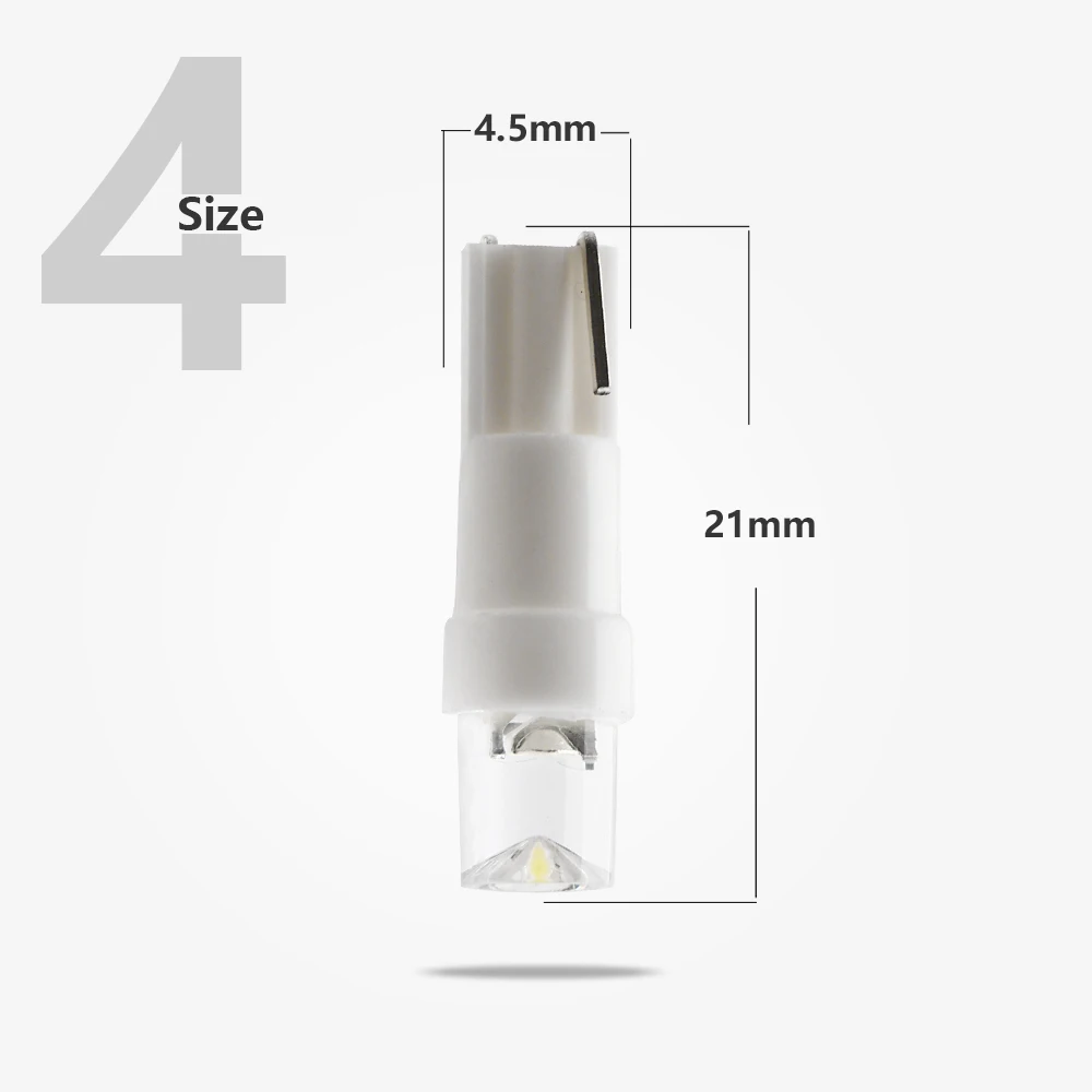 50 шт. 200 500 Led T5 светильник для приборной панели DC 12 В 74 Предупреждение ющий