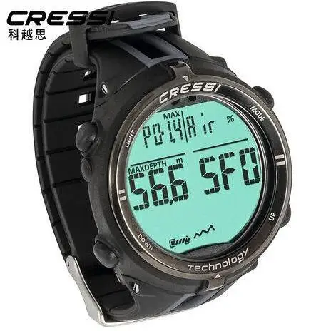 Black Grey CRESSI NEWTON титановый ныряющий компьютер - Цвет: Black Grey