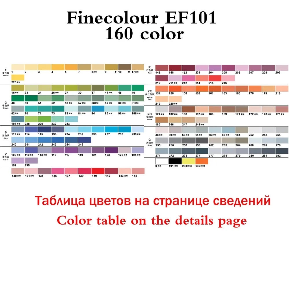Школьные товары для рукоделия FINECOLOUR маркеры на спиртовой основе