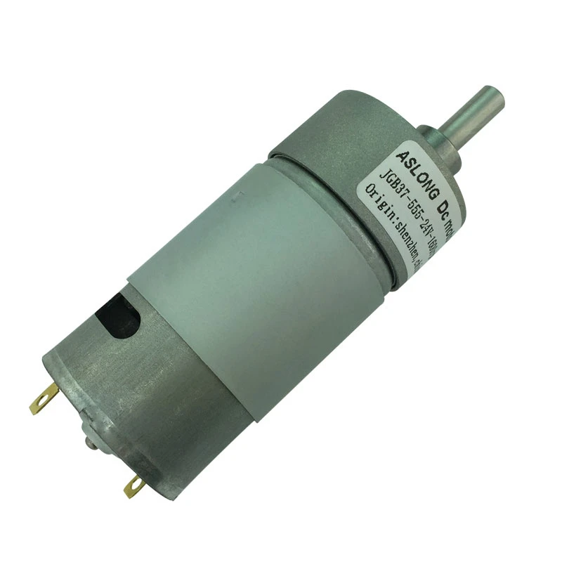 

JGB37-555 Gear Motor DC Gear Motor Low Speed High Torque 6V 12V 24V 36V 10RPM-1280RPM
