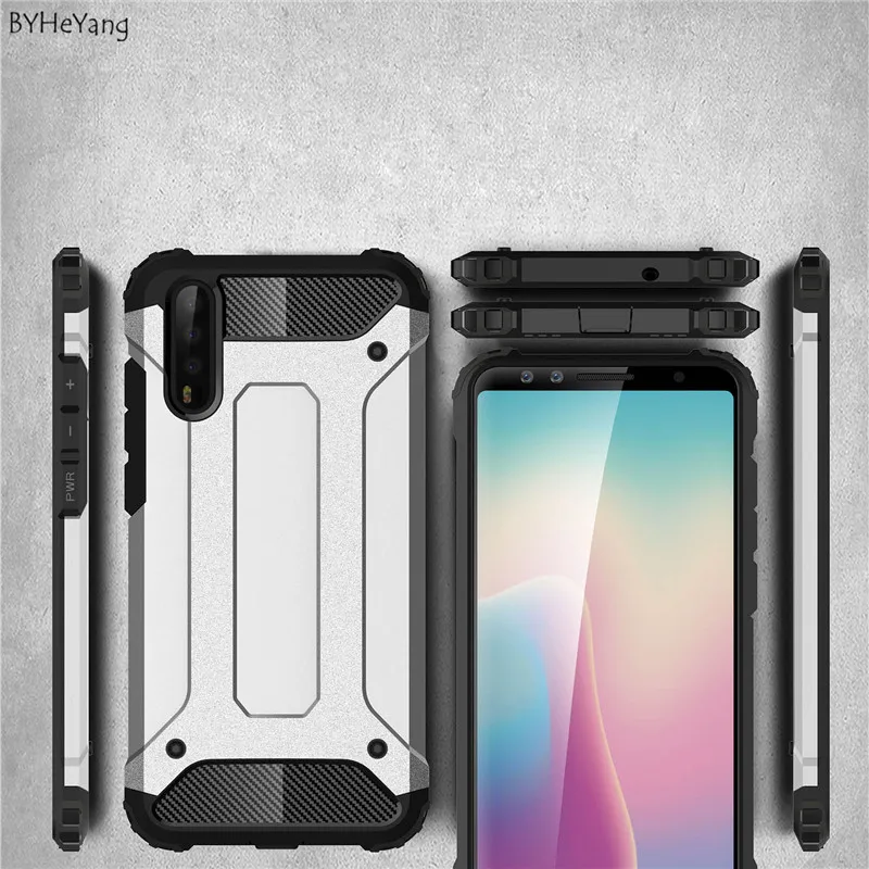 BYHeYang Armor Back Cover For Huawei P20 Phone Case Hybrid Heavy Duty Anti-Shock Pattern coque Fundas Shockproof |