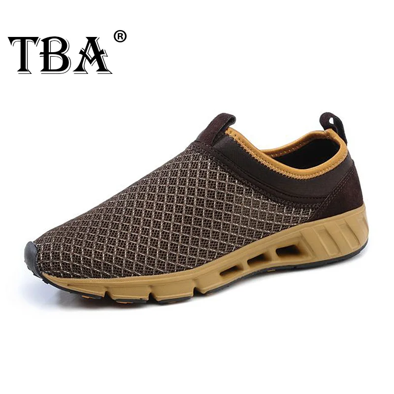 TBA/5951 # Мужская дышащая обувь без шнуровки на плоской подошве летняя Роскошная