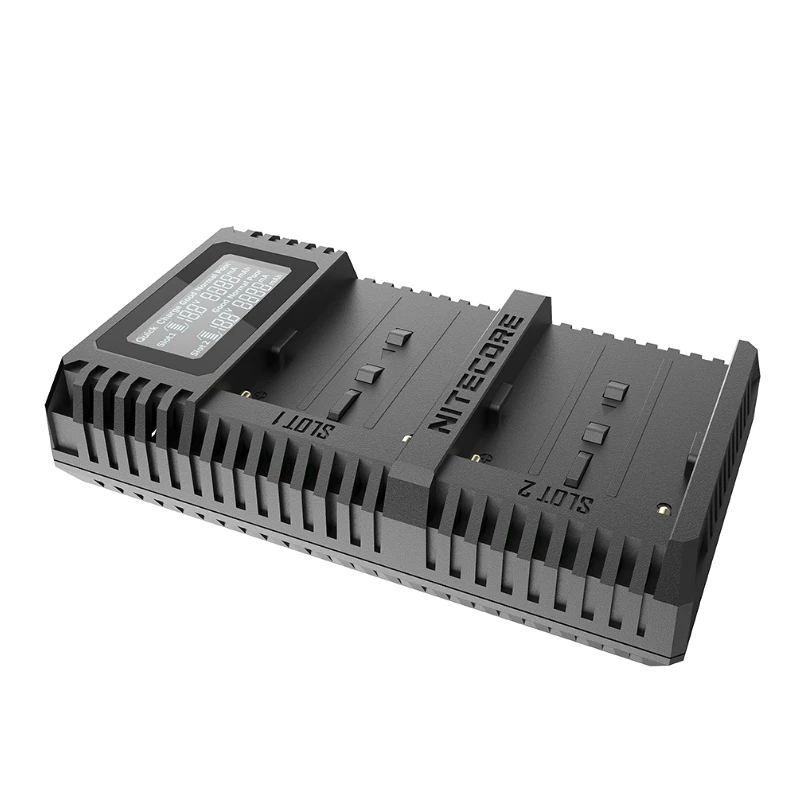 Зарядное устройство nitecore USN3 Pro с двумя слотами USB QC для камер Sony NP FM500H F550 F970