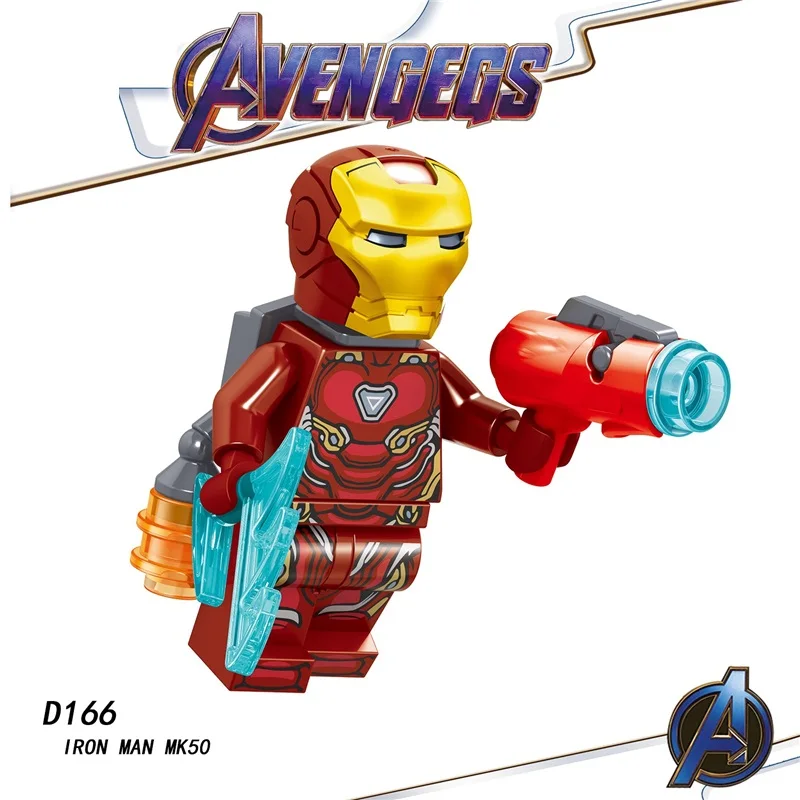 Конструктор Legoed Marvel Минифигурки Железный человек Sipderman строительные блоки