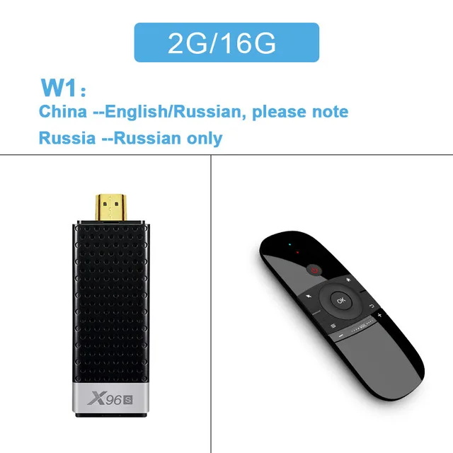 2G16G add W1 X96S Мини Смарт ТВ-палка Amlogic s905Y2 четырехъядерный 64 бит Android 9,0 4K H.265 2,4/5G wifi Bluetooth 4,2 HD медиаплеер ТВ-приставка - Цвет: 2G16G add W1