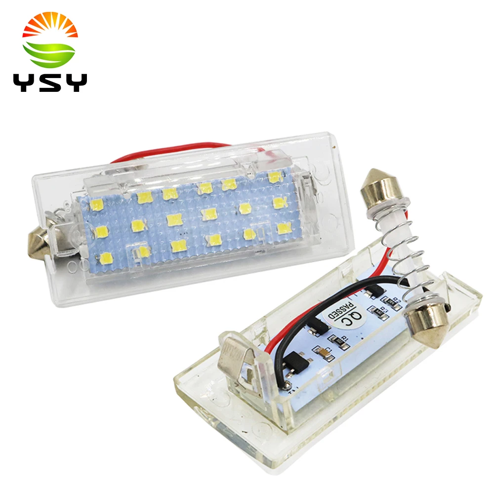 YSY 20 шт. без ошибок 18SMD Автомобильный светодиодный светильник номерного знака OEM