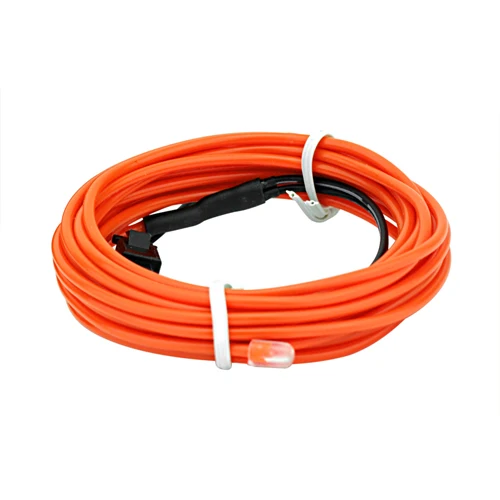 3 м EL Wire 6 мм швейная кромка неоновая автомобильная светодиодная лента Гибкая неоновая лампа авто декоративные огни Танцевальная вечеринка автомобильный Декор свет - Испускаемый цвет: orange