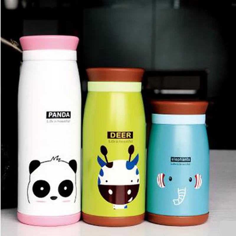 500 мл мультфильм животное большой живот из нержавеющей стали вакуумная