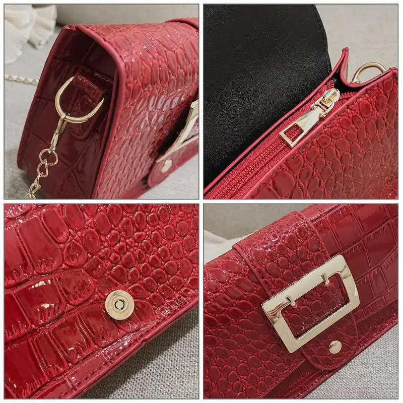 Bolsa Mujer, сумки для женщин, роскошные сумки, женские сумки, дизайнерские, Ретро стиль, крокодиловый узор, кожа, на плечо, сумка-мессенджер, мешок основной