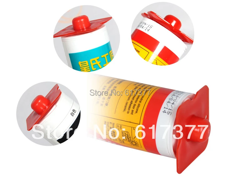 

Silicone Sealant Cartridge Scraper With Nozzle Thread to Seal Silicone Sealant after Using 10pcs per pack