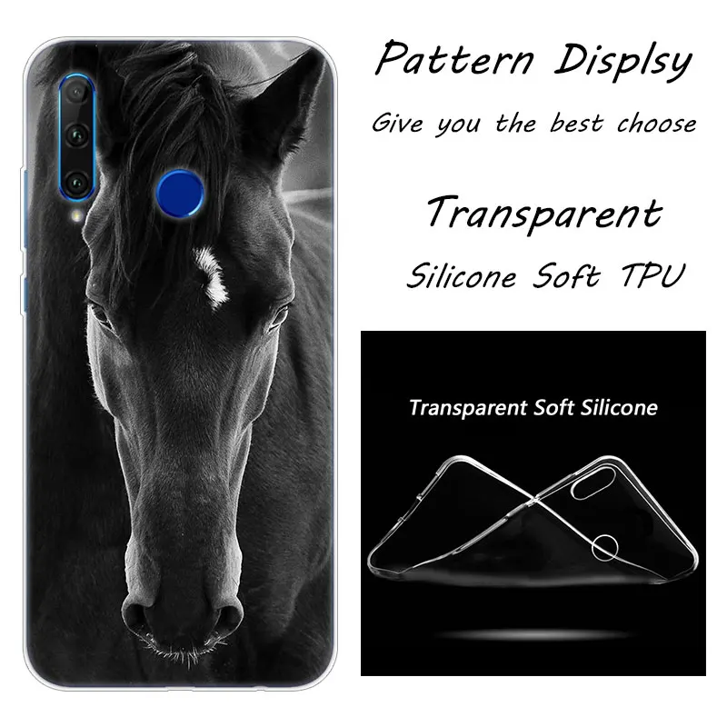 003 Мягкий силиконовый чехол для телефона Hot Horse Running для huawei Honor 20 20i 10 9 8 Lite 8X 8C 8A 8S 7S 7A Pro View 20 Модный чехол - Цвет: 003