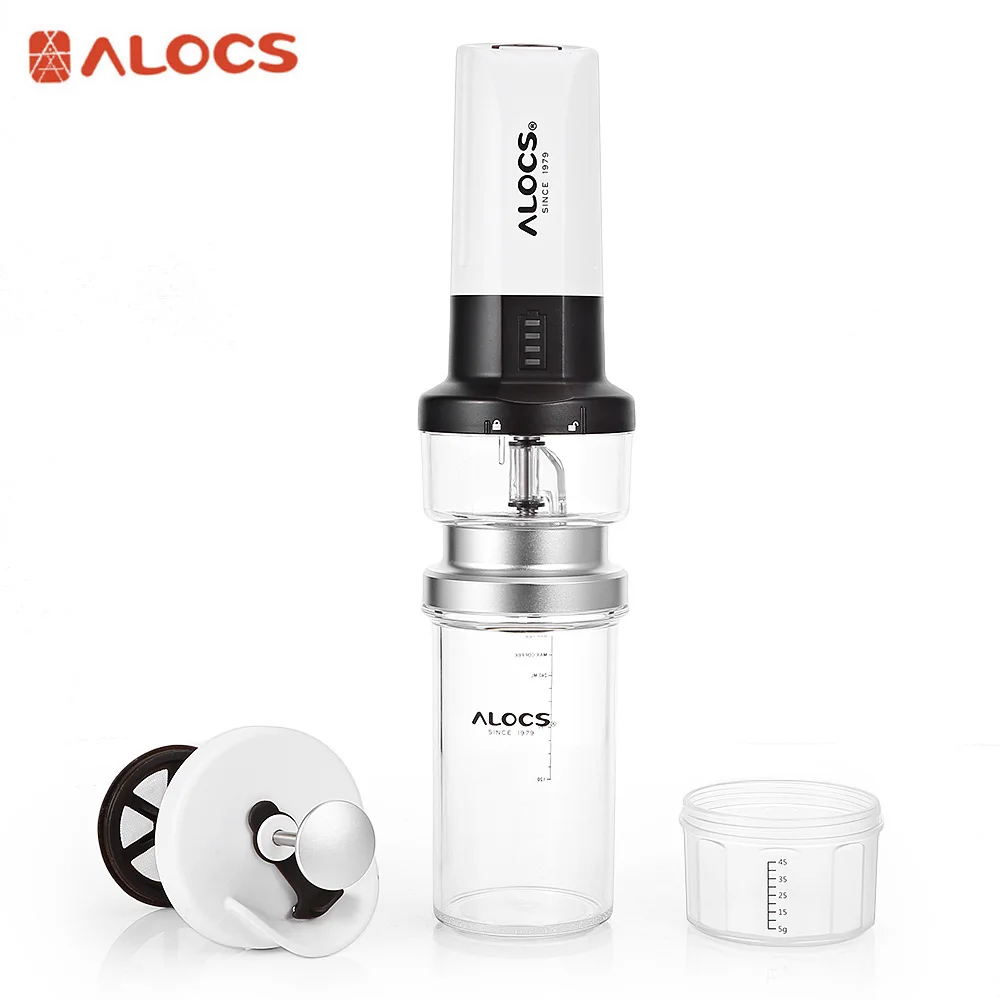 ALOCS KW K25 походная посуда портативная электрическая Кофеварка французский Пресс