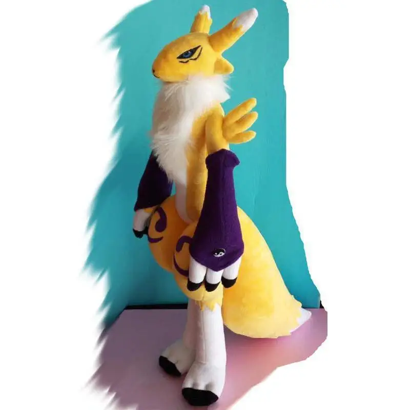 Гигантская мягкая плюшевая игрушка Renamon ручной работы Цифровой Монстр дигимон
