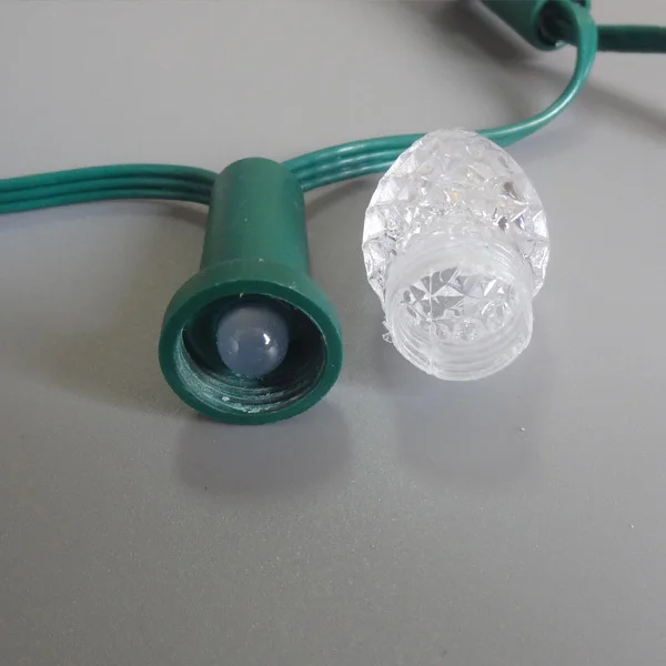 50 узлов Адресуемая RGB C9 DC12V WS2811 Светодиодная Рождественская Пиксельная