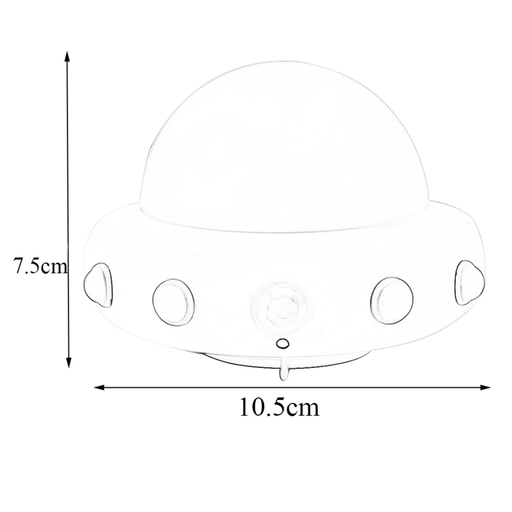 Новинка НЛО светодиодный ночник с дистанционным Управление Регулируемый