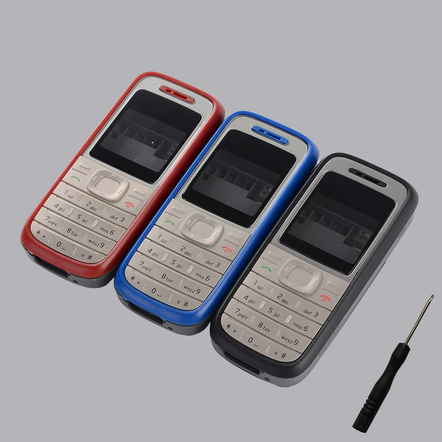 10 шт./Новый чехол для Nokia 1200 Полный Чехол мобильного телефона + английская