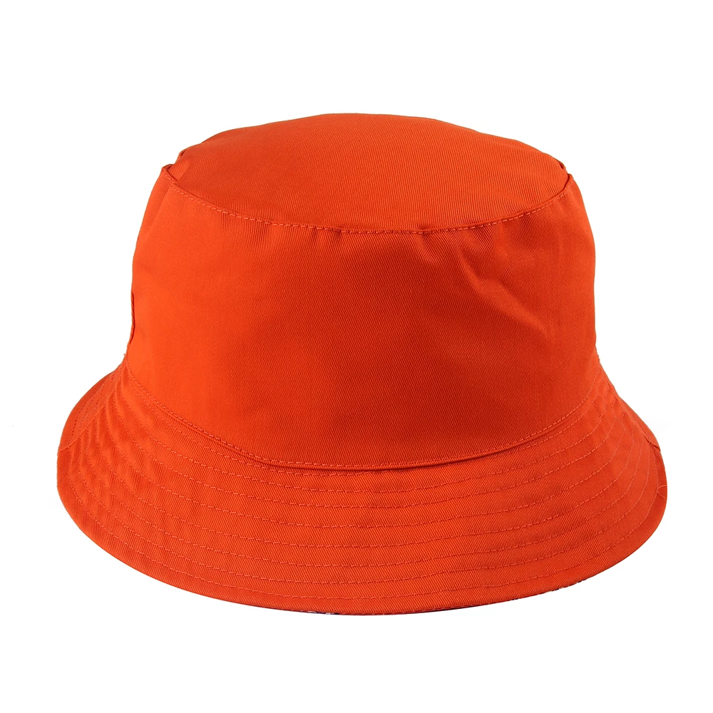 Winfox 2018 Новая модная летняя Двусторонняя оранжевая Панама с тигром Gorro Pescador шапки