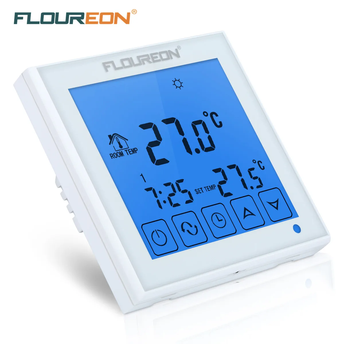 Floureon HY03WE 1 цифровой электрический нагревательный сенсорный экран термостат
