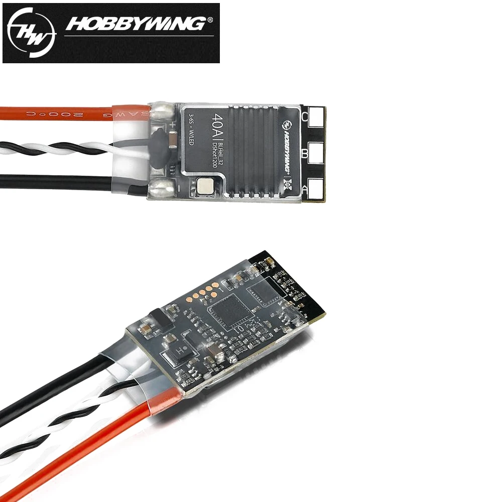 Hobbywing XRotor Micro BLHeli_32 30A/40A ESC для DShot1200 FPV Бесщеточный Квадрокоптер гоночный Дрон |