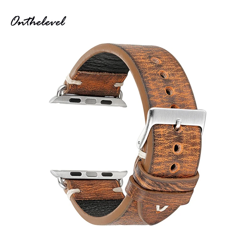 Ремешок кожаный для Apple Watch Band 38 мм 42 iwatch Series 1 2 3 4 # D|Ремешки часов| |