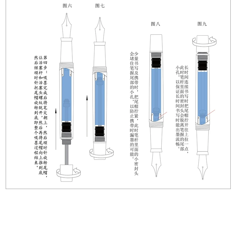 PENBBS-355 поршневая перьевая ручка из смолы, тонкий наконечник 0,5 мм, модный подарок для письма, подарок на день рождения