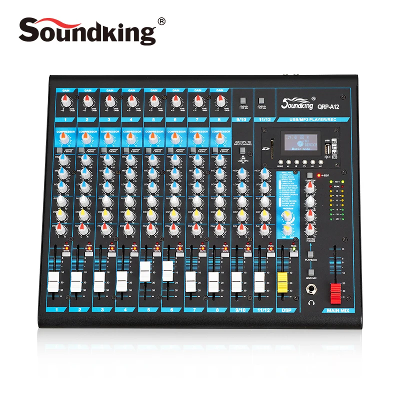 Soundking аналоговый миксер Pro аудио микшерная консоль высокое качество DSP эффекты