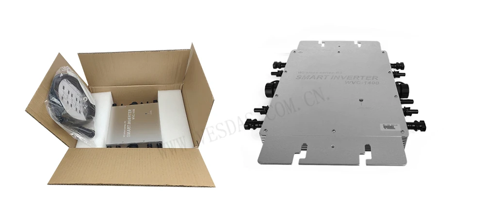 IP65 водонепроницаемый MPPT 1400 W Сетка Tie Micro Инвертор 22-50 V постоянного тока до 110 V/220 V для 36 V 1400 W PV системы