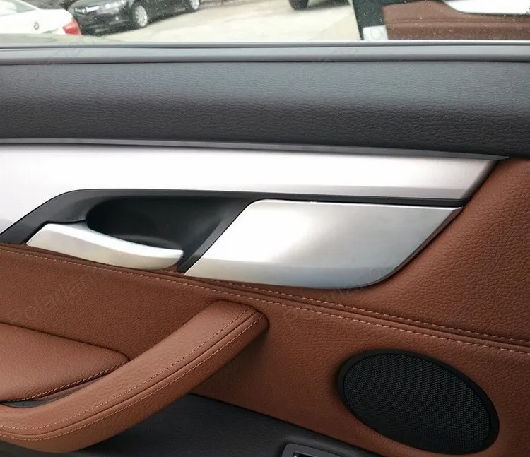 4 шт./лот для BMW X5 X6 F15 F16 2014 2015 2016 машинное внутреннее литье ABS хромированная