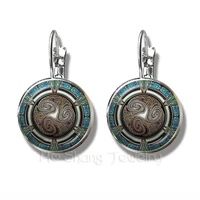 celtics logo stud earrings wicca jewelry talisman and treatment of injury fit religion belief souvenir stud earrings
