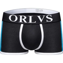 ORLVS нижнее белье cueca боксеры мужские сетчатые шорты большие