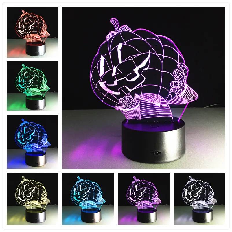 3d лампа Usb настольная светодиодный маленький настольный Ночной светильник
