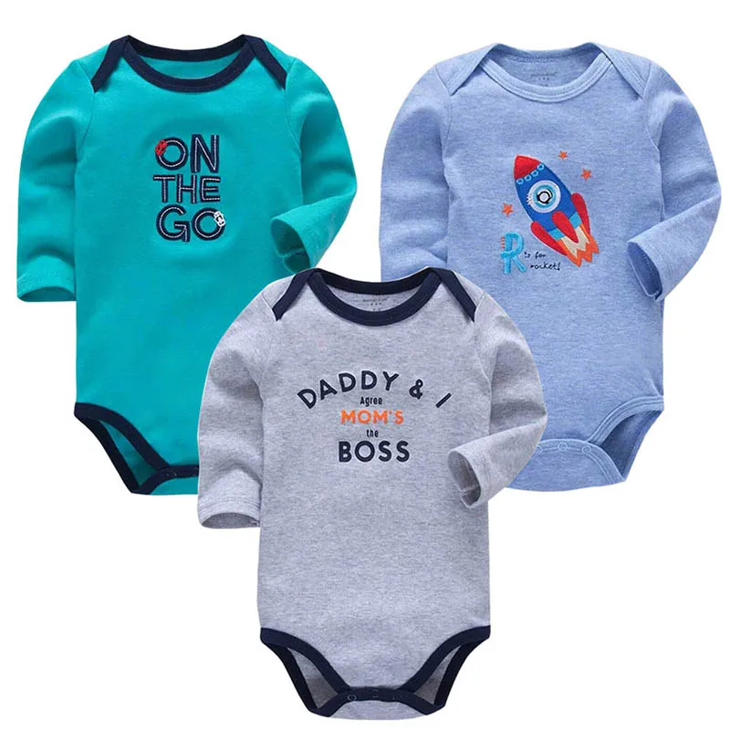 Newborn bodysuit Baby boy and girl clothing long-sleeved tights one-piece autumn winter printing baby clothes |