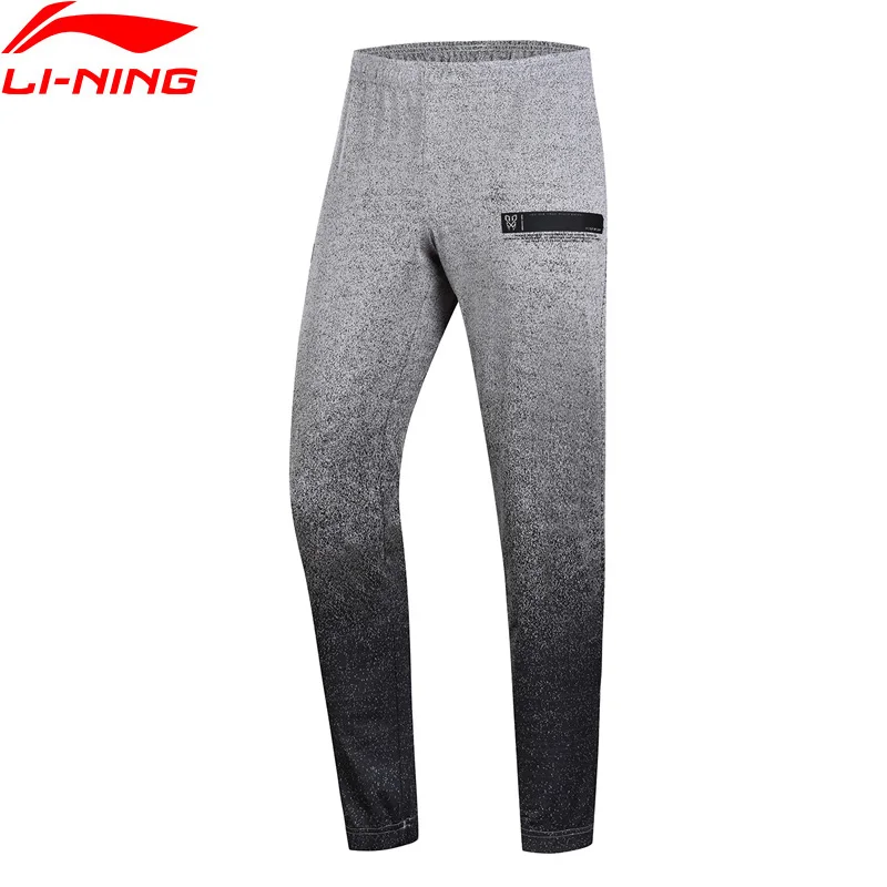 Li-Ning мужские спортивные штаны CBA для баскетбола с градиентной цветной подкладкой