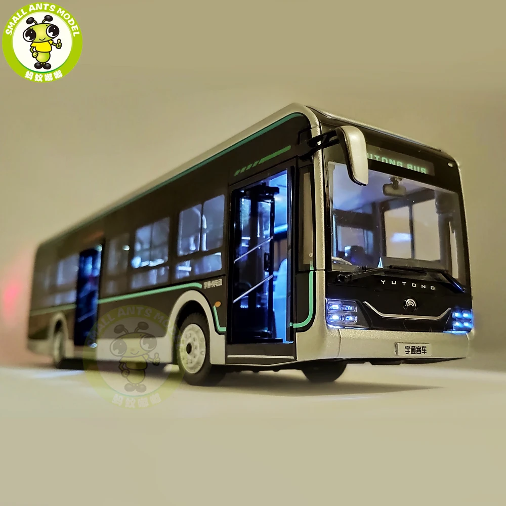 1/42 YuTong U12 городской автобус литой под давлением автобус модель автомобиля для мальчиков и девочек подарки игрушки для детей