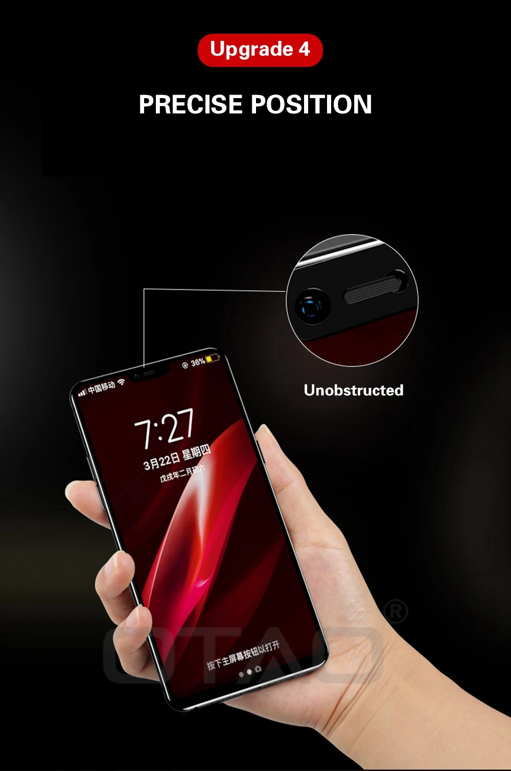 OTAO 9D полное покрытие холодное резное закаленное стекло для huawei P20 Pro Lite шелковая Защита экрана для mate 10 9 Pro для Honor 10 пленка