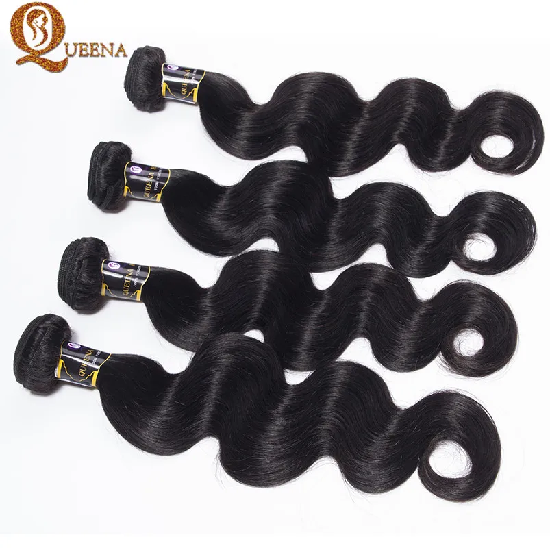 7А Малайзии Девы Волос Объемная Волна 3 Расслоения С Закрытия Кружева Фронтальной